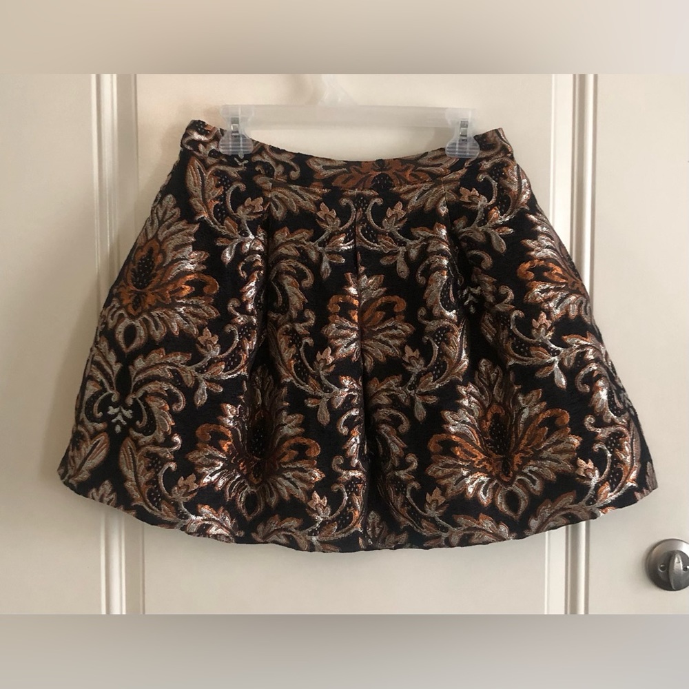 Gianni Bini Lordice Skirt Formal Metallic Print